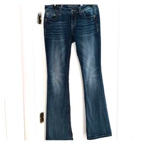 Miss Me Size 29 Jeans MidRise BootCut Long!